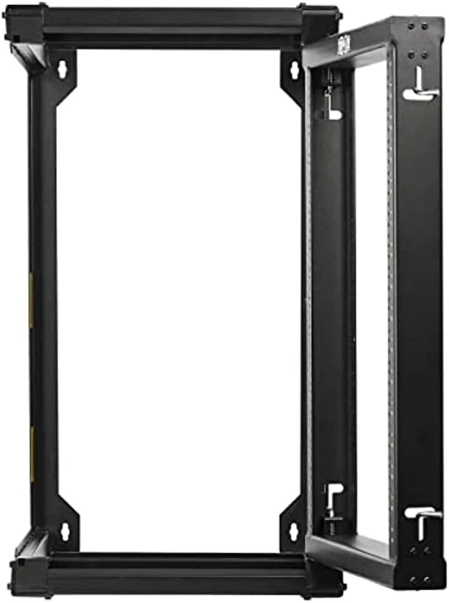 Alt view image 2 of 4 - Tripp Lite 16U Wall-Mount Open Frame Server Rack Enclosure, 2-Post, Hinged Front, Heavy-Duty Steel, 12-24 Threaded & Numbered Mounting Holes, 5-Year Warranty (SRWO16US)