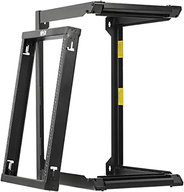 Alt view image 4 of 4 - Tripp Lite 16U Wall-Mount Open Frame Server Rack Enclosure, 2-Post, Hinged Front, Heavy-Duty Steel, 12-24 Threaded & Numbered Mounting Holes, 5-Year Warranty (SRWO16US)