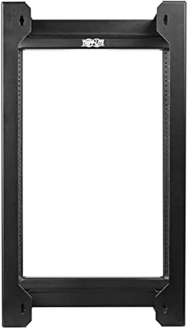 Alt view image 3 of 4 - Tripp Lite 16U Wall-Mount Open Frame Server Rack Enclosure, 2-Post, Hinged Front, Heavy-Duty Steel, 12-24 Threaded & Numbered Mounting Holes, 5-Year Warranty (SRWO16US)
