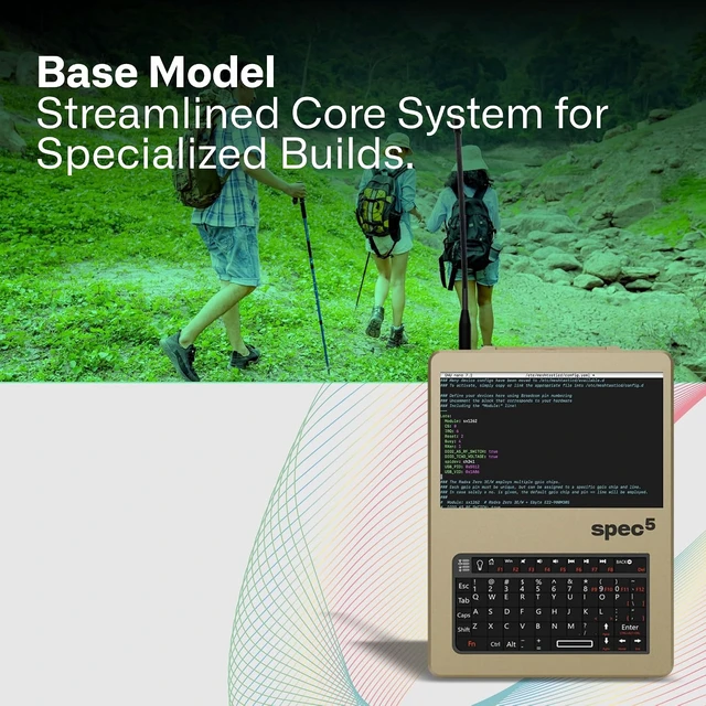 Alt view image 4 of 7 - SpecFive Nomad 2, Modular LoRa Mesh Linux Node Raspberry Pi 4 4GB, Off-Grid Computer with GPS, Touchscreen, Keyboard, SSH, MQTT, Ready Field Workstation, Flexible Core Kit, Customize Power & Storage