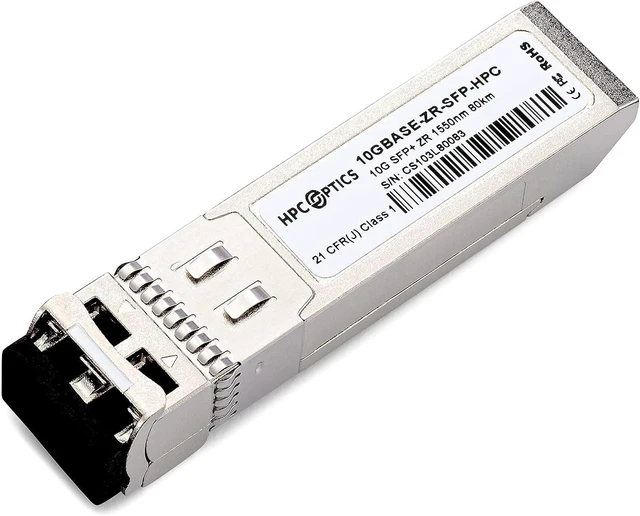 Main image of Brand Compatible for Brocade 10G-SFPP-ZR 10GBASE-ZR, SFP+ Optic (LC)