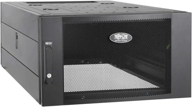 Main image of Tripp Lite 6U Server Rack Enclosure Vertical Extension Kit Server Cabinet Top Hat, Standard Depth & Width, Doors & Sides Included, PCI DSS Compliant, 5-Year Warranty (SRTH6UB)