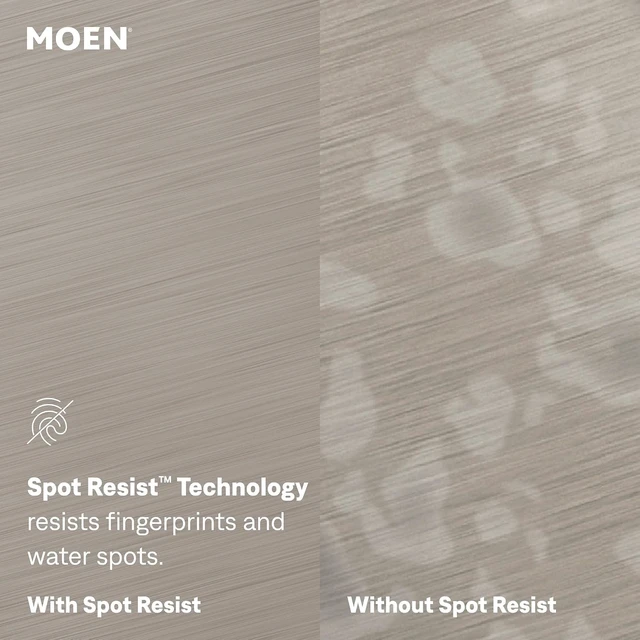 Alt view image 3 of 6 - Moen Engage Spot Resist Brushed Nickel Single-Handle 6-Spray Tub and Shower Faucet with Valve, Handheld Showerhead with Magnetix Docking System, 82305SRN