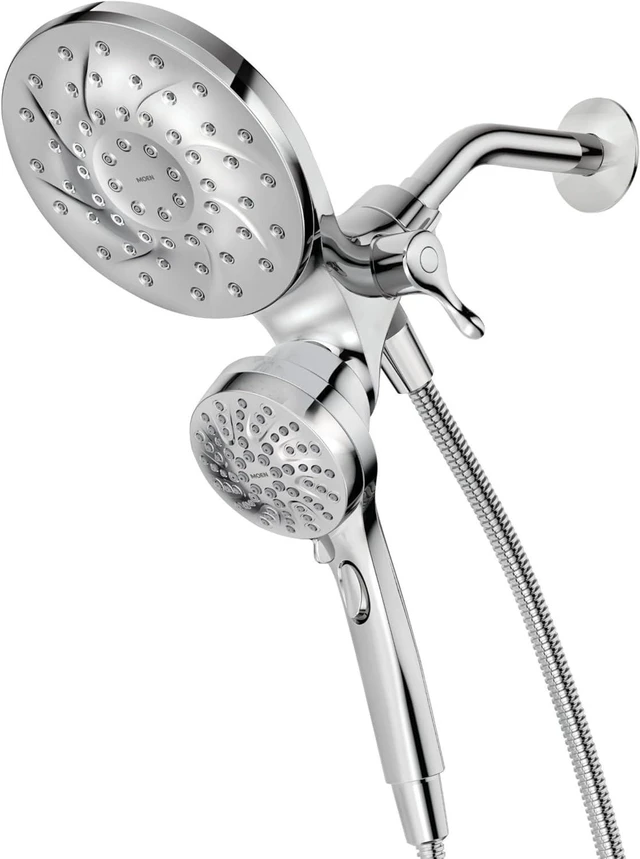 Main image of Moen 26009 Engage Magnetix Chrome 2-in-1 Rain Shower Head & Handshower