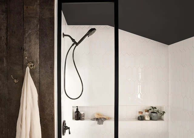 Alt view image 7 of 7 - Moen 200H0BRB Hydro Energetix Handheld Showerhead, Bronze