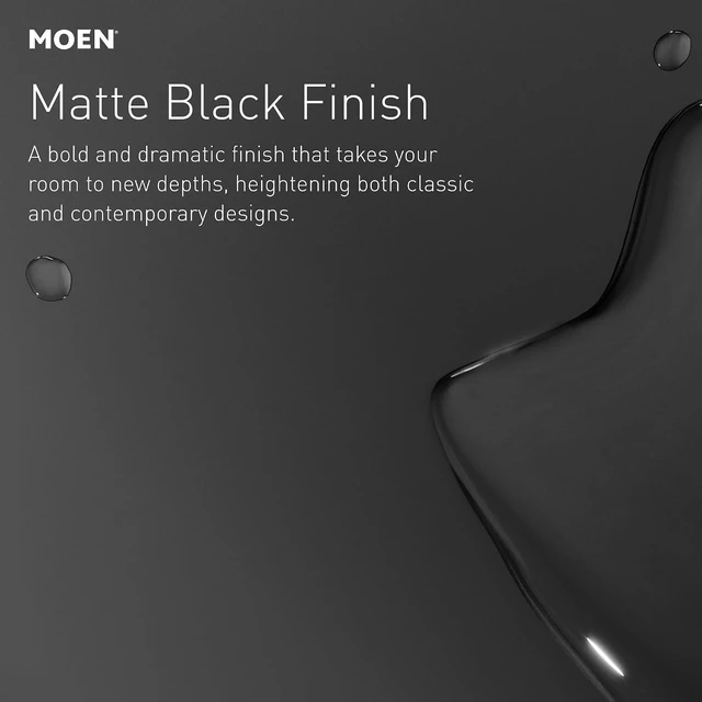 Alt view image 5 of 7 - Moen Verso Matte Black Eight-Function 7" Wide Spray Shower Head and Detachable Handshower Combo with 72" Hose, 220C3BL