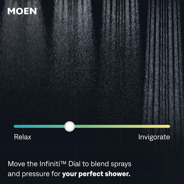 Alt view image 5 of 7 - Moen Verso Chrome Rain Showerhead & Handshower Combo, 220C2