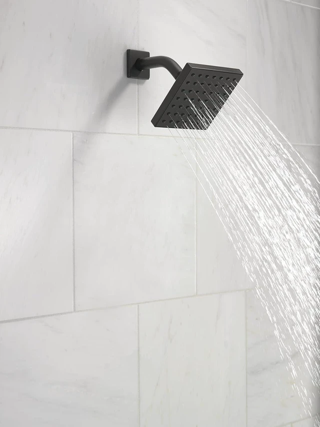 Alt view image 2 of 7 - Modern 1.75 GPM Square Single Function Shower Head with Touch-Clean Technology