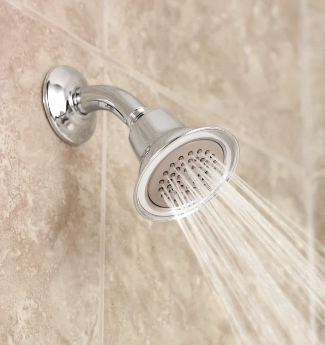 Alt view image 2 of 5 - Moen Eco-Performance One-Function Shower Head, Brushed Nickel, 6303BN