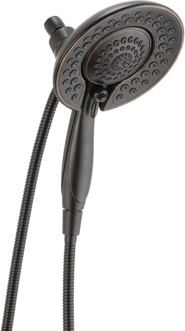Main image of Delta Faucet 5-Spray In2ition 2-in-1 Dual Shower Head with HandHeld Spray, Oil Rubbed Bronze Hand Held Shower Head with Hose, Handheld Shower Heads, 2.5 GPM Shower Head, Venetian Bronze 58569-RB25-PK
