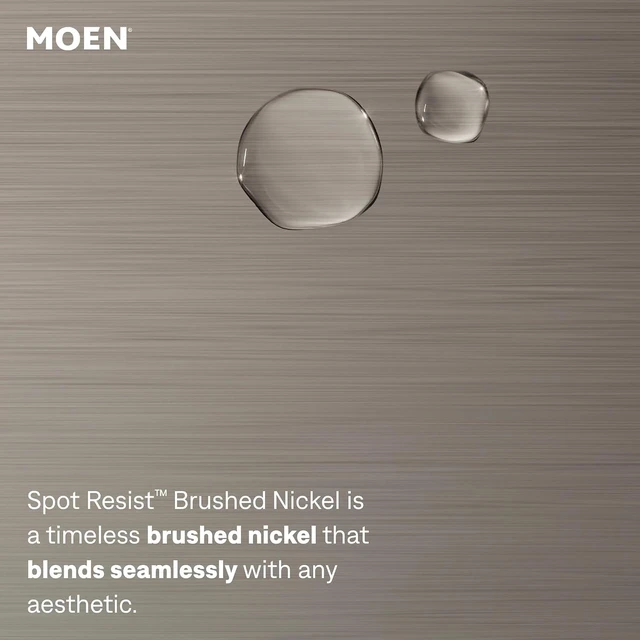 Alt view image 5 of 6 - Moen Engage Spot Resist Brushed Nickel Single-Handle 6-Spray Tub and Shower Faucet with Valve, Handheld Showerhead with Magnetix Docking System, 82305SRN