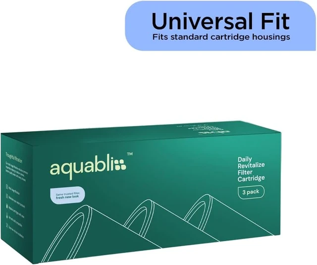 Alt view image 3 of 7 - Aquabliss SFC100 Daily Revitalize Filter Cartridge (3-Pack)