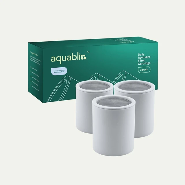 Alt view image 2 of 7 - Aquabliss SFC100 Daily Revitalize Filter Cartridge (3-Pack)