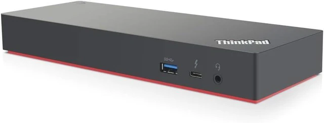Main image of Lenovo ThinkPad Thunderbolt 3 Dock Gen 2 135W (40AN0135) Dual UHD 4K Display Capability, 2 HDMI, 2 DP, USB-C, USB 3.1 with 3 Years Warranty Card