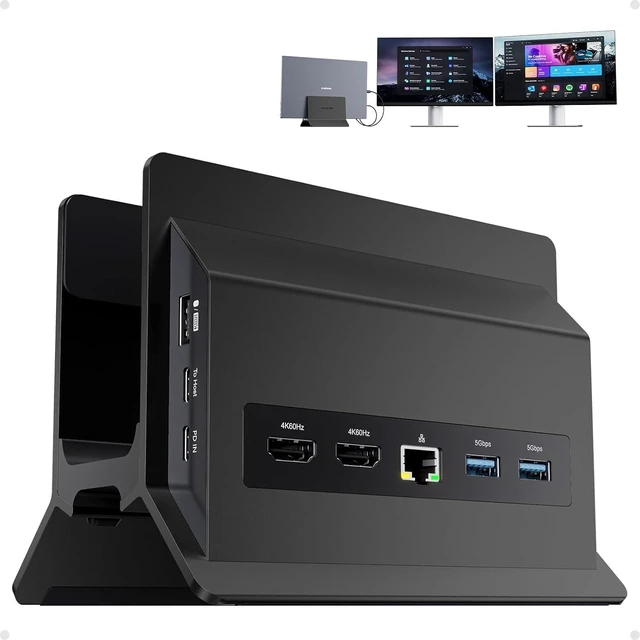 Main image of 11-in-1 Laptop USB C Docking Station Dual Monitor 4K@60Hz for Home & Office