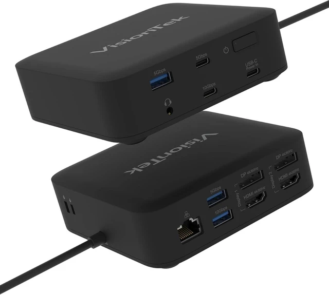 Main image of VisionTek VT1200DL Universal Dual Monitor Docking Station USB-C