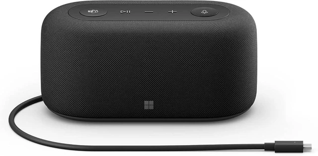 Main image of Microsoft Audio Dock: Microsoft Teams Certified, Power Pass Through, Connect 2 Monitors