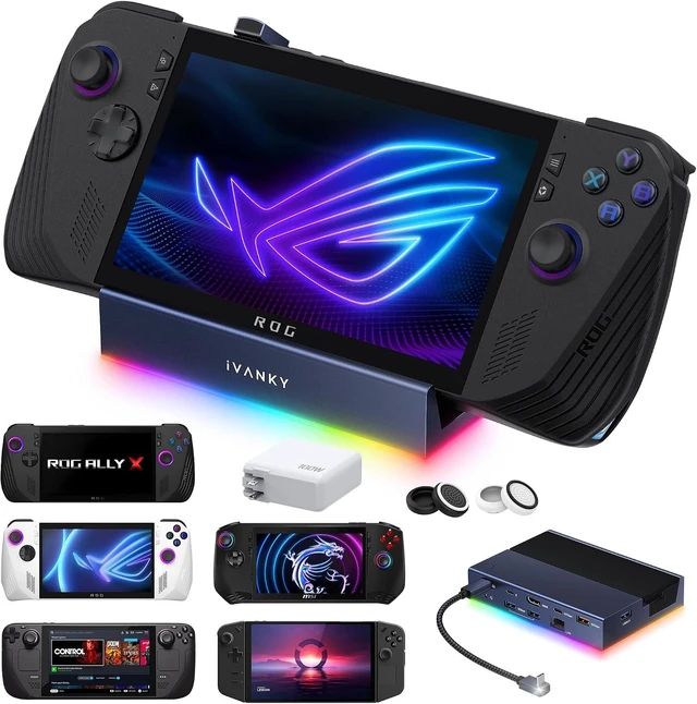 Main image of iVANKY 14-in-1 RGB Docking Station with 100W PD Charger