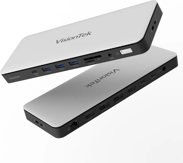 Main image of VisionTek VT2600 USB-C Docking Station - Multi Display MST Dock 100W Power Delivery - 901531