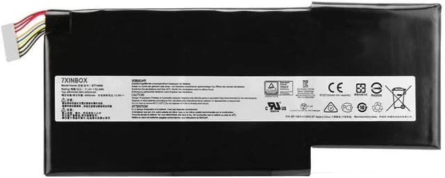 Main image of 11.4V 52.4WH BTY-M6K Laptop Battery Compatible with MSI Stealth Pro GS63VR 7RG 7RG-005 GF63 Thin 8RC 8RD 9SC 9SCXR 8RD-050NL 010ES GF75 Thin 3RD 8SC 8RD 8RC 8RX 9SC