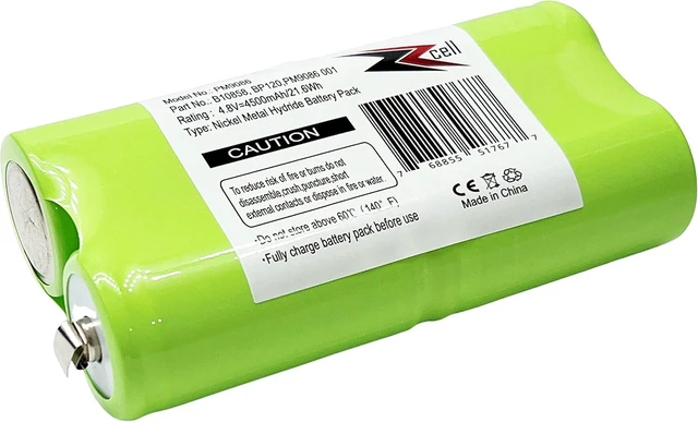 Main image of High Capacity Battery Replacement for Fluke PM9086/001, B10858, AS30006 Scopemeter 90, 91, 92, 93, 95, 97, 99, 90B, 92B, 96B, 99B, 105, 105B 4.8V 4500mAh