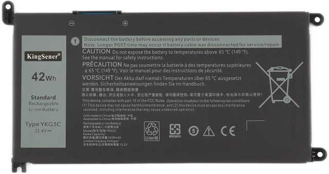 Main image of 42Wh Akku Für Dell Chromebook 3120 YKG3C 11.4V