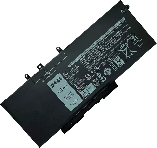 Main image of DELL GJKNX DY9NT Battery for Dell Latitude 5480 5580 5280 5288 5488 5590 5591 5490 5491 5495 E5480 E5580 E5590 Precision 15 3520 3530 GJKNX GD1JP 0GD1JP DY9NT 0DY9NT 5YHR4 451-BBZG FPT1C KCM82 MT31P