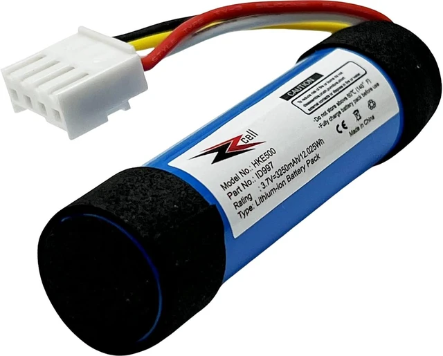 Main image of HKE500 Battery Replacement for Harman Kardon Onyx Studio 5, Onyx Studio 6, HKOS6GRYSG, HKOS6BLKSG, ID997, IAA007NA 3.7V 3250mAh