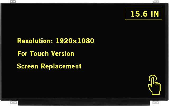 Main image of 15.6" New Screen Replacement for Lenovo ThinkPad T580 20L9001JUS 20L9001KUS 20L9001LUS FHD 1920x1080 40Pin Touch Screen LED LCD Display Screen Panel
