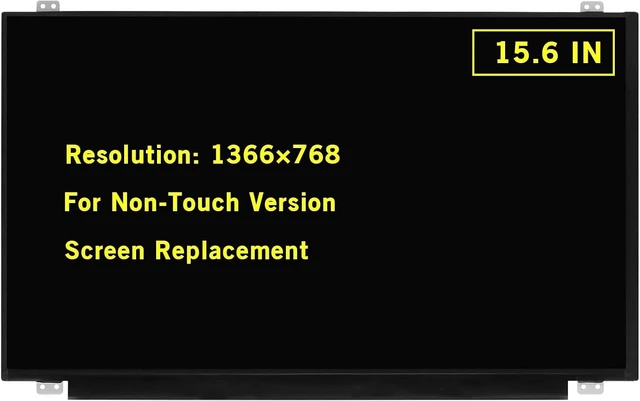 Main image of 15.6" New Screen Replacement for Dell Inspiron 3593 Non-Touch (NOT Work for Touch) HD 1366x768 30Pin LED LCD Display Screen Panel