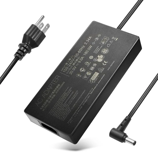 Main image of 180W Zephyrus Charger Fit for ASUS ROG Zephyrus G14 GA401 G15 GA502, ADP-180TB H 20V 9A AC Adapter, TUF Gaming Laptop Charger F15 F17 FX505D FX505G