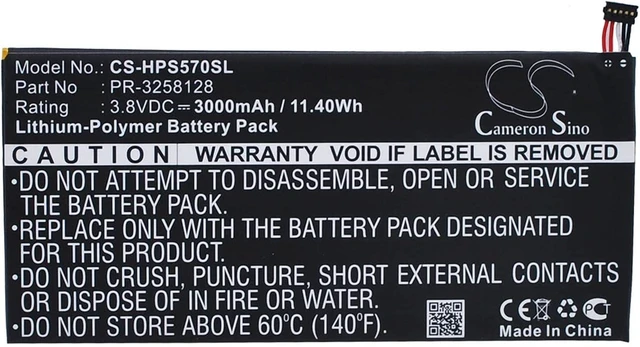 Main image of VINTRONS 795065-001, PR-3258128 Replacement Battery for HP Stream 7 5700, Stream 7 5700ng, Stream 7 5709,