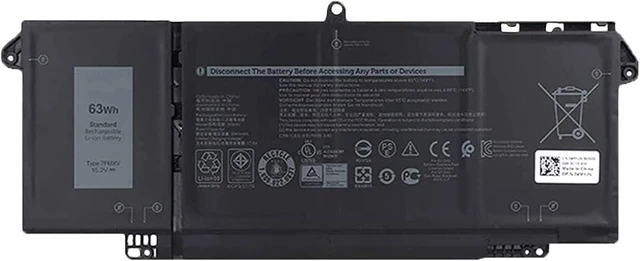 Main image of 15.2V 63Wh 4-Cell 3491mAh 7FMXV 4M1JN PART4YOU Batería de Repuesto para computadora portátil Compatible for Dell Latitude 5320 7420 7520 Series