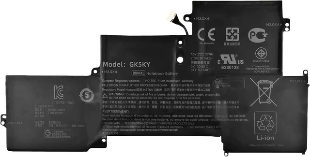Main image of 36Wh BO04XL Laptop Battery for HP for EliteBook 1020 BR04XL M5U02PA M0D62PA Series High Performance