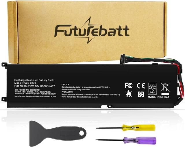 Main image of RC30-0270 Battery Replacement for Razer Blade 15 Base 2018 2019 GTX 1660 Ti Base RZ09-0270 RZ090270 RZ09-0300 RZ09-03006 RZ09-03009 Series Notebook RZ09-03006E92 RZ09-02705E76 RZ09-02705E75