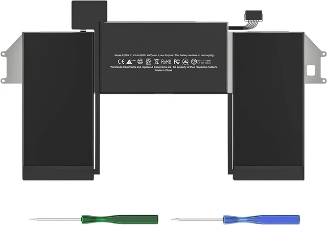 Main image of 11.4V 55Wh/4800mAh A2337 A2389 Compatible for Air 13 Inch A2337 M1 2020 EMC 3598 MGN53LL/A MGN83LL/A MGN63LL/A MGN93LL/A MGND3LL/A MGN73LL/A Series