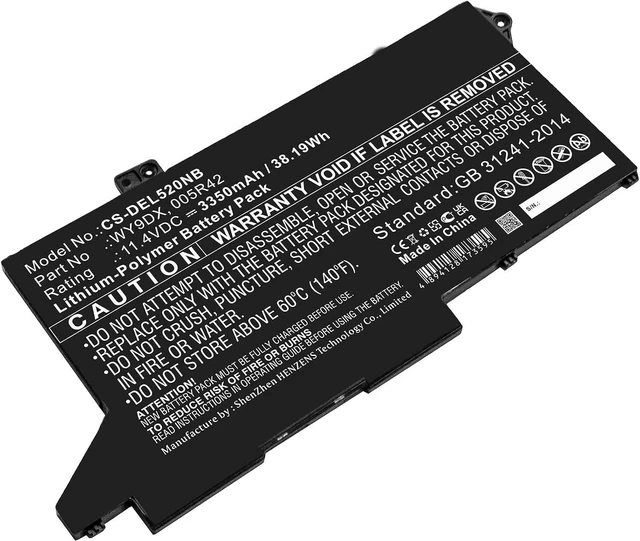 Main image of generic replacement battery compatible for DELL 005R42, Latitude 5420, Latitude 5520