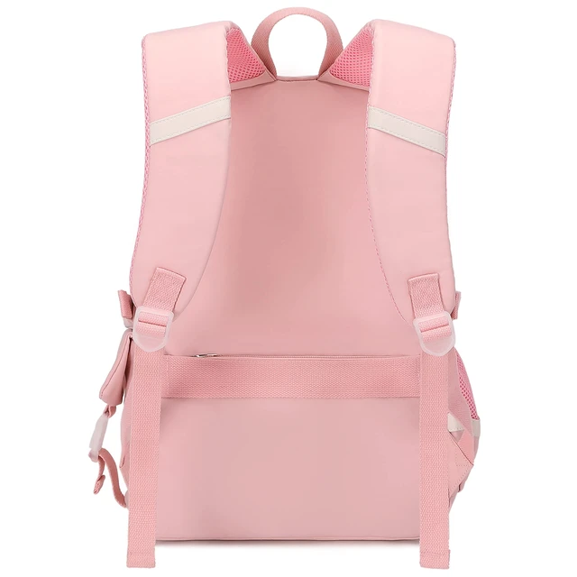 Alt view image 4 of 7 - School Backpack for Girls Backpack with Lunch Box Anime Bookbag Set School Bag Kawaii Backpacks for Girls Teens (Pink)