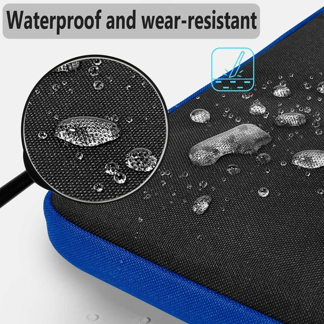 Alt view image 4 of 6 - Laptop Shoulder Bag 13-14 inch with Small Case,Black-blue | Shockproof & Water-Resistant Bag, Compatible with MacBook Pro 14", MacBook Air/Pro 13.3", XPS 13/14, Most 13"-14" Computers