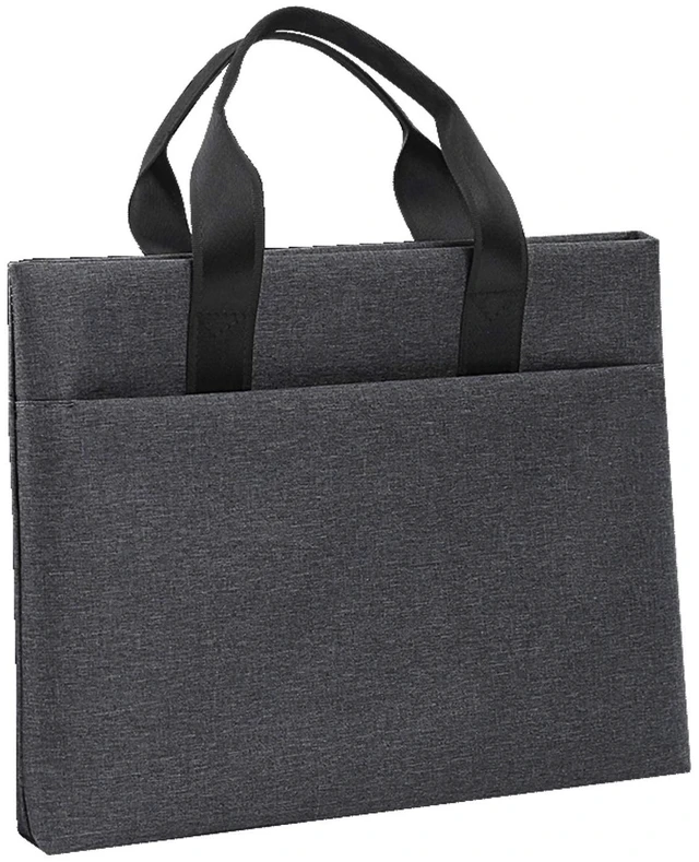 Main image of Document Bag with Handle and Meeting Office School Organizer Handbag Briefcase for Carrying Paper Files 1 Pack Black