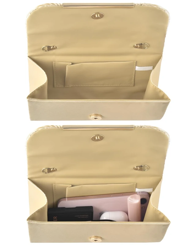 Alt view image 6 of 7 - Clutch Purses for Women, Evening bags for Formal Party Prom | Milan Velvet, Handbags for Wedding Cocktail Crossbody Shoulder Envelope Bag