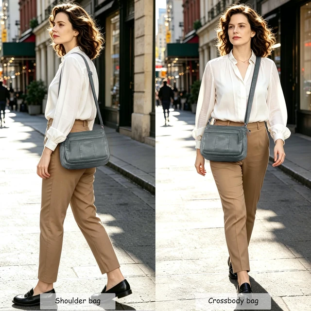 Alt view image 4 of 7 - Purses for Women Soft PU Leather Shoulder Bag Ladies Crossbody Purse and handbags Lightweight Pocketbook