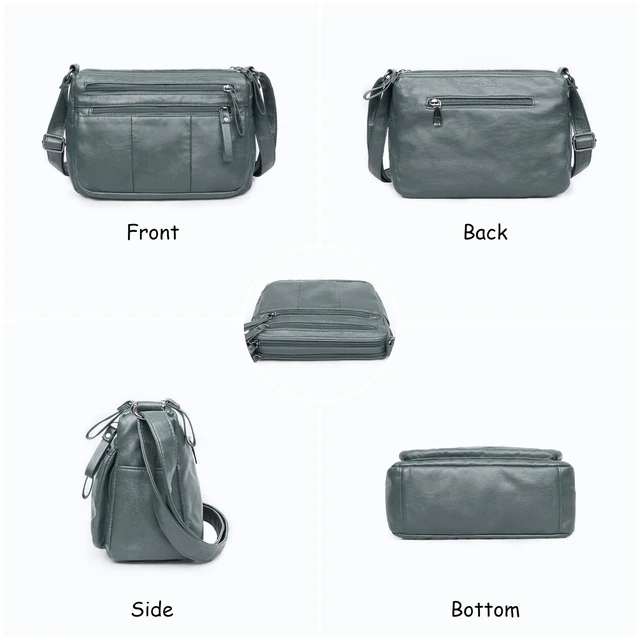 Alt view image 6 of 7 - Purses for Women Soft PU Leather Shoulder Bag Ladies Crossbody Purse and handbags Lightweight Pocketbook