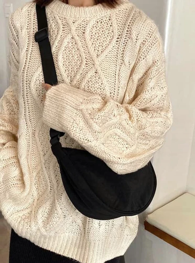 Alt view image 2 of 7 - Bag Hobo Sling Crescent Bags Women Men Trendy Small Shoulder Bag Purse Dumpling Casual Handbag Adjustable Strap