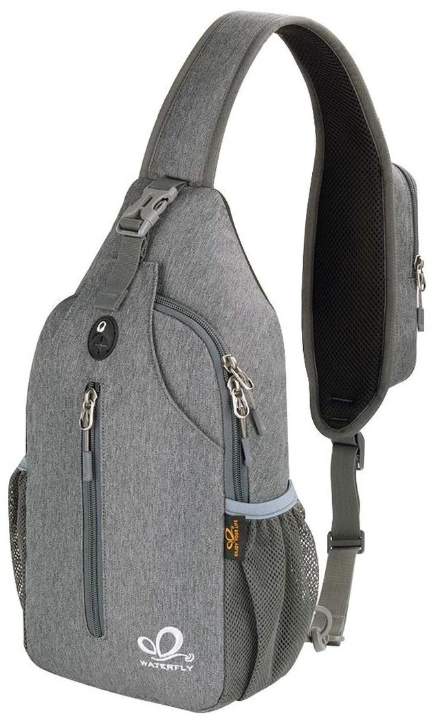Main image of Crossbody Sling Backpack Sling Bag Travel Hiking Chest Bags Daypack (Dark gray)