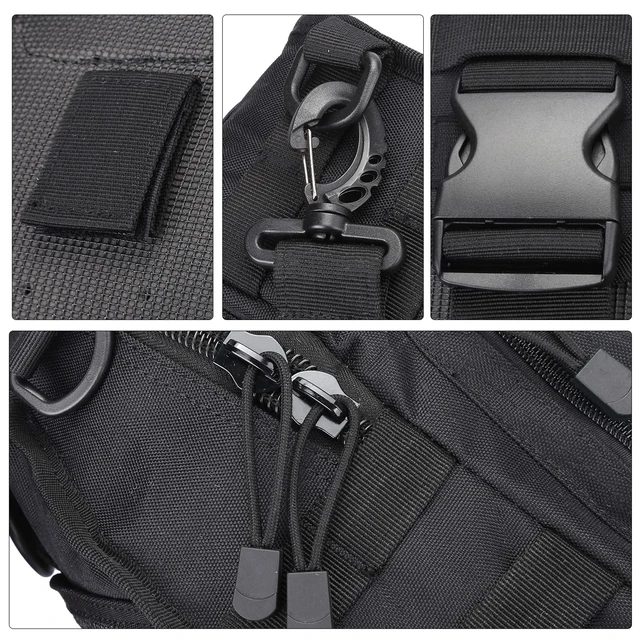 Alt view image 5 of 6 - Outdoor Tactical Bag Backpack, Military Sport Bag Pack Sling Shoulder Backpack Tactical Pack for Every Day Carry
