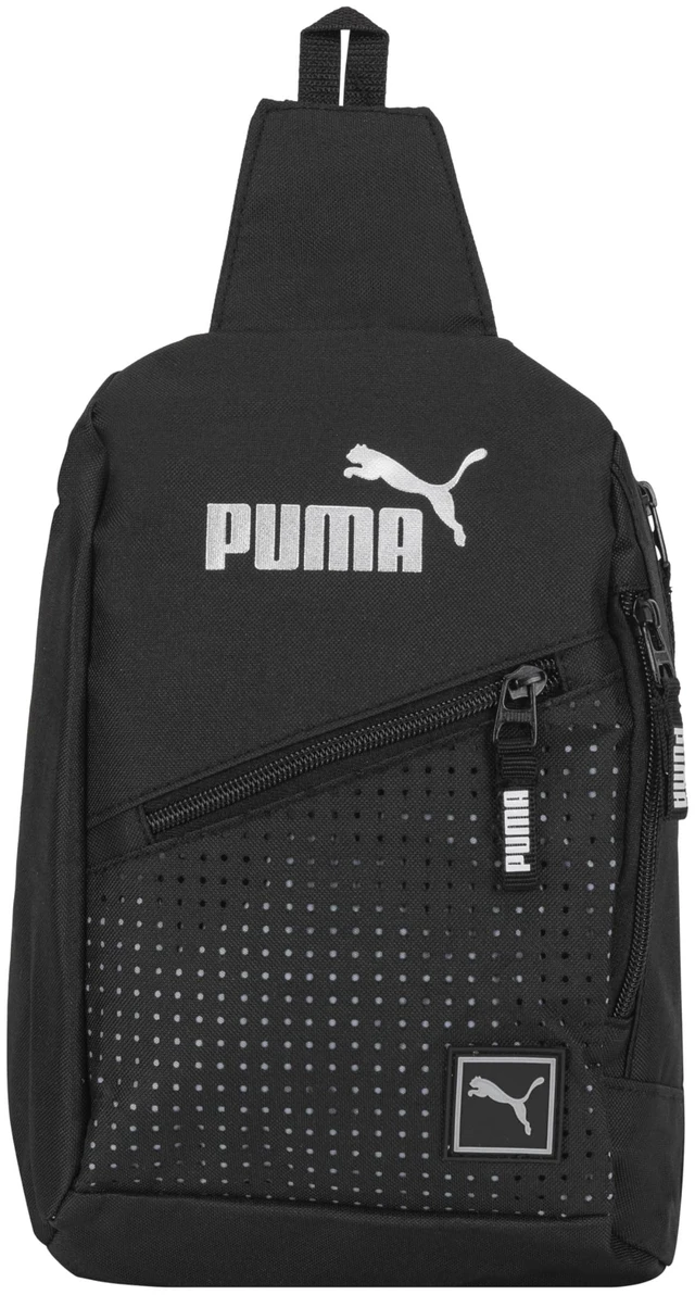 Main image of EVERCAT SIDEWALL SLING BACKPACK,Black/Silver,One Size | Adjustable Strap and Zip Pockets