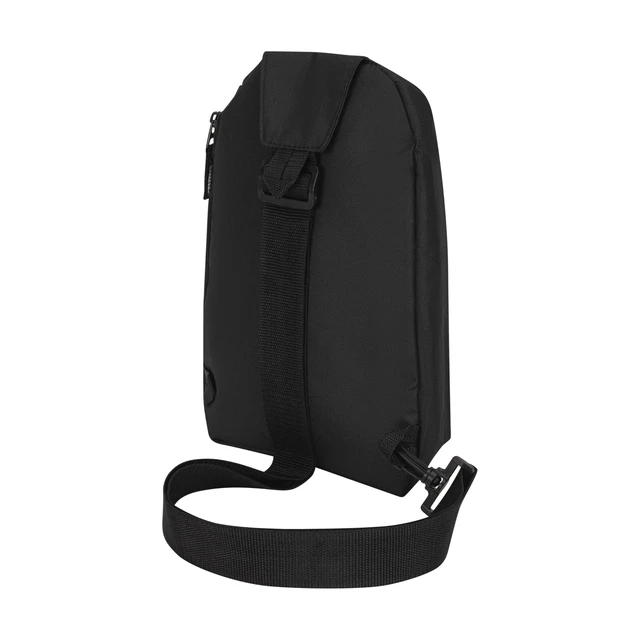 Alt view image 3 of 6 - EVERCAT SIDEWALL SLING BACKPACK,Black/Silver,One Size | Adjustable Strap and Zip Pockets