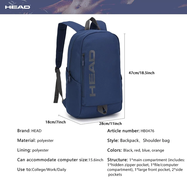 Alt view image 4 of 7 - Mens Gym Backpack Fits 15.6 Laptop for Tennis Sport Work Daily | Waterproof lightweight tennis backpack fits rackets, Pickleball, for Men, with bottle holder & front pocket