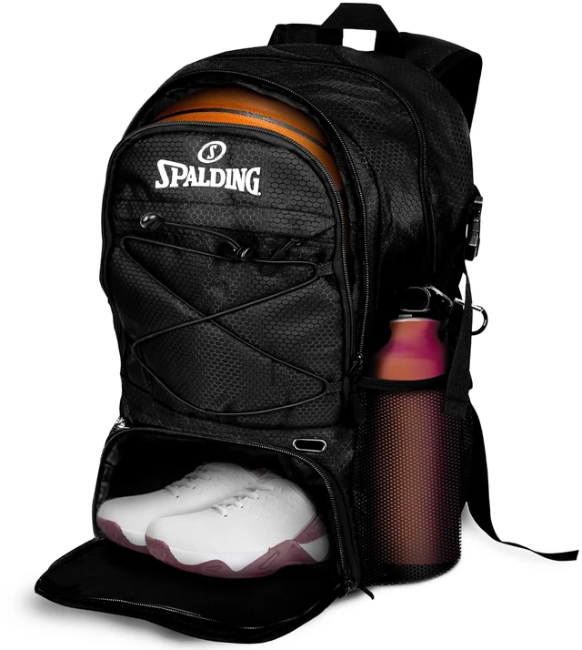 Main image of Basketball Backpack Sports Bag Ultimate Edition | Large Black Backpack with Shoe and Ball Compartment | Use for Sport Accessories and Stuff | Improved Material | Gifts for Basketball Players